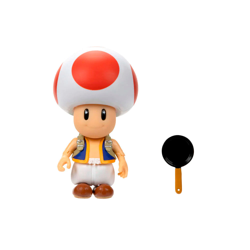 FIGURA TOAD ARTICULADA SUPER MARIO BROS LA PELÍCULA FIGURA TOAD ARTICULADA SUPER MARIO BROS LA PELÍCULA